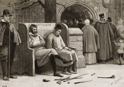 Il seggio del pentimento da English School